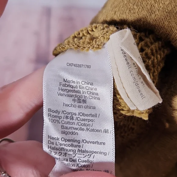 MWL Madewell Airyterry Sweatshirt Dress - Picture 10 of 10